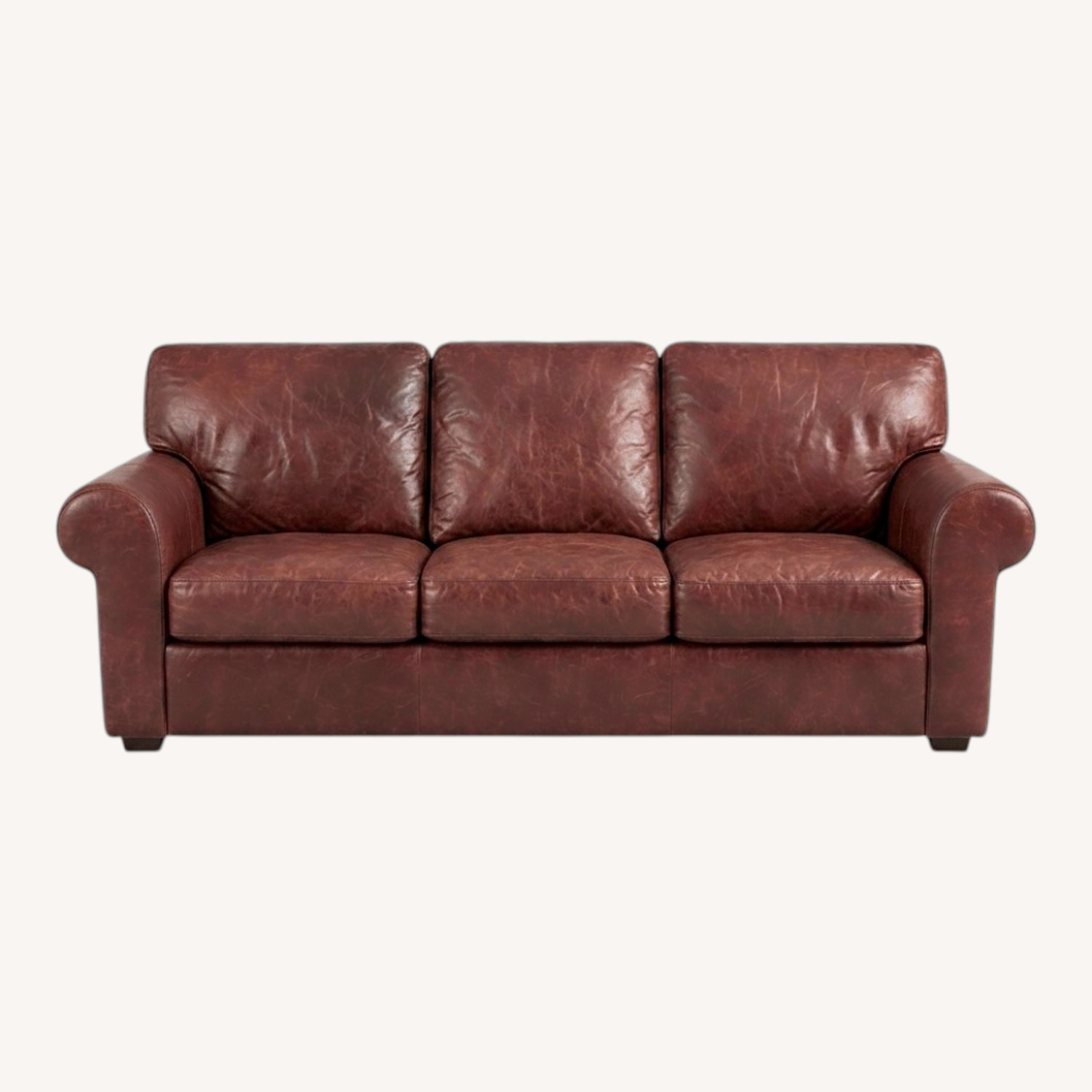 Leather 3+ Seater Sofa - image-0