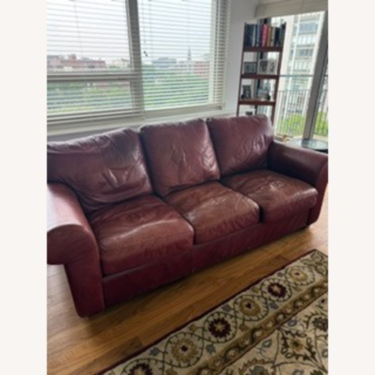 Leather 3+ Seater Sofa - image-1