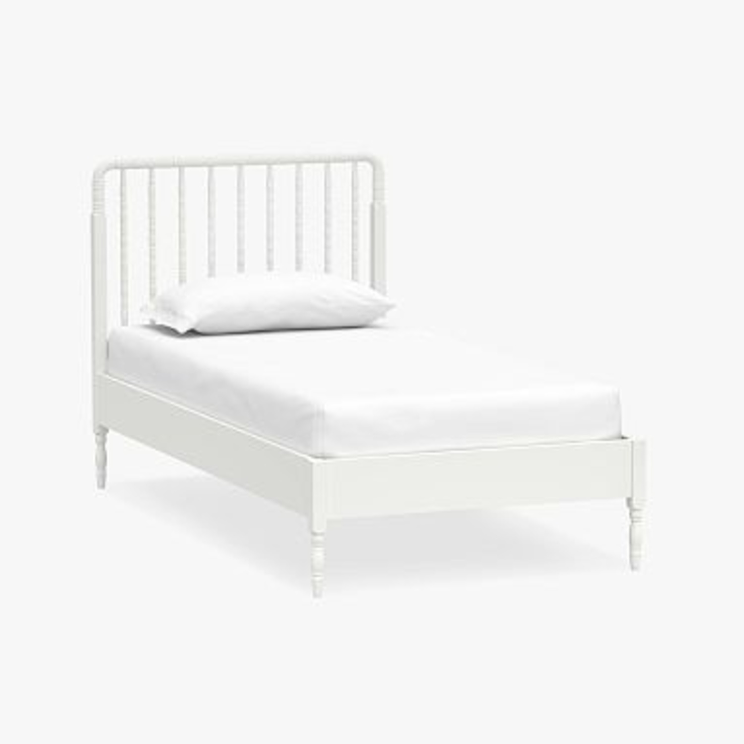 Pottery Barn Teen White Wood Full Bed - image-4