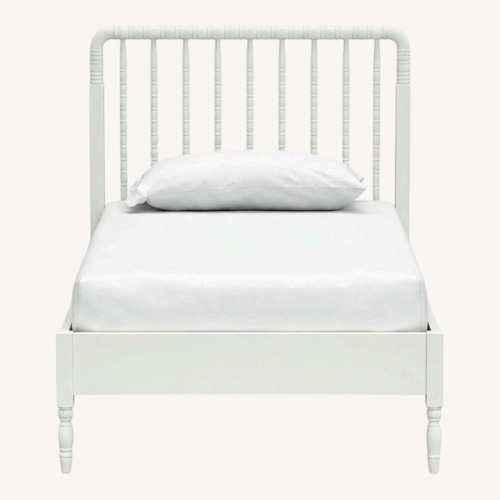 Used Pottery Barn Teen White Wood Full Bed for sale on AptDeco