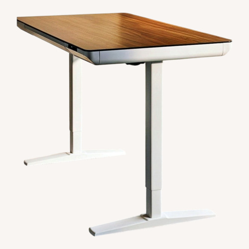 Used Light Brown Wood Desk for sale on AptDeco