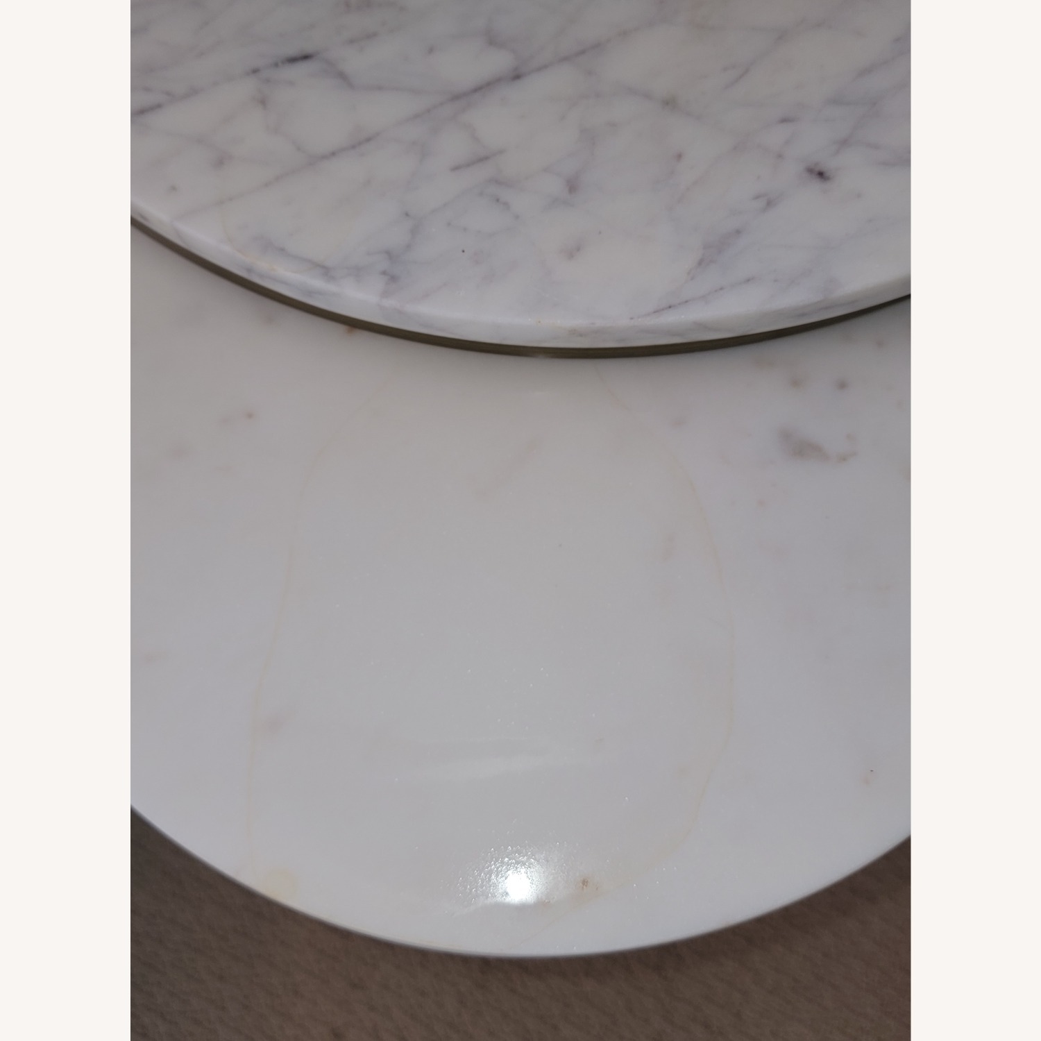 Pottery Barn Delaney Marble Nesting Tables (Set of 2) - image-6