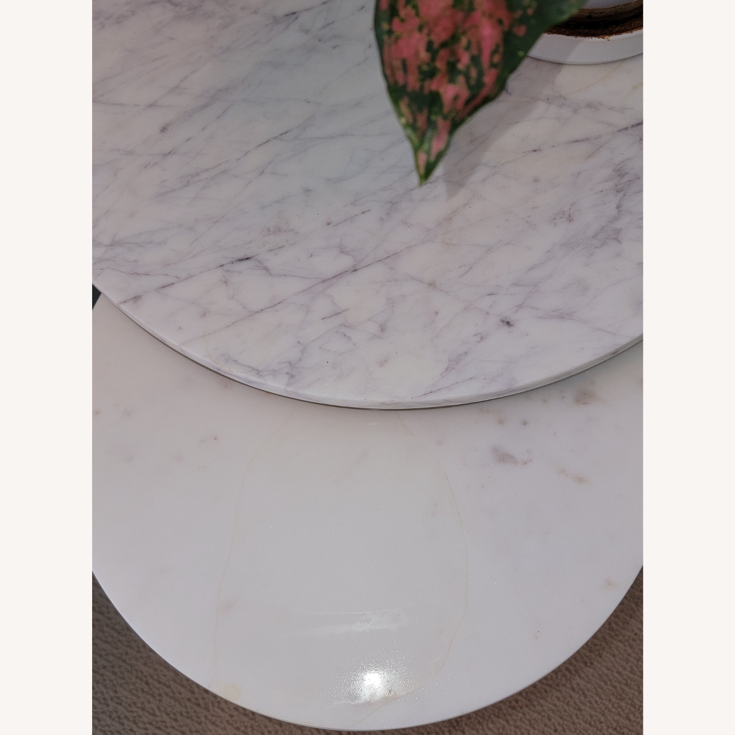 Pottery Barn Delaney Marble Nesting Tables (Set of 2) - image-7