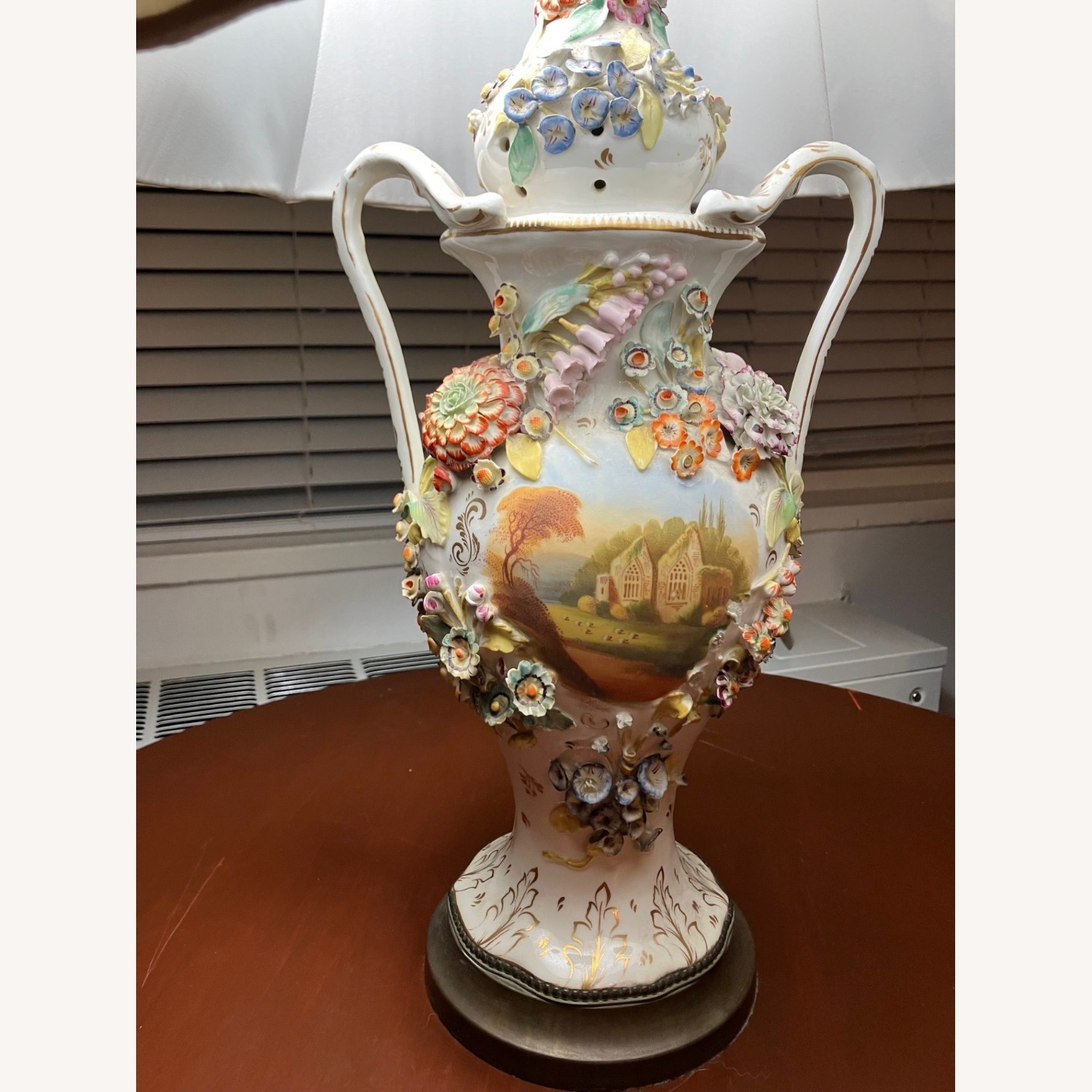 Reproduction of Victorian Rococo Table Lamp - image-1