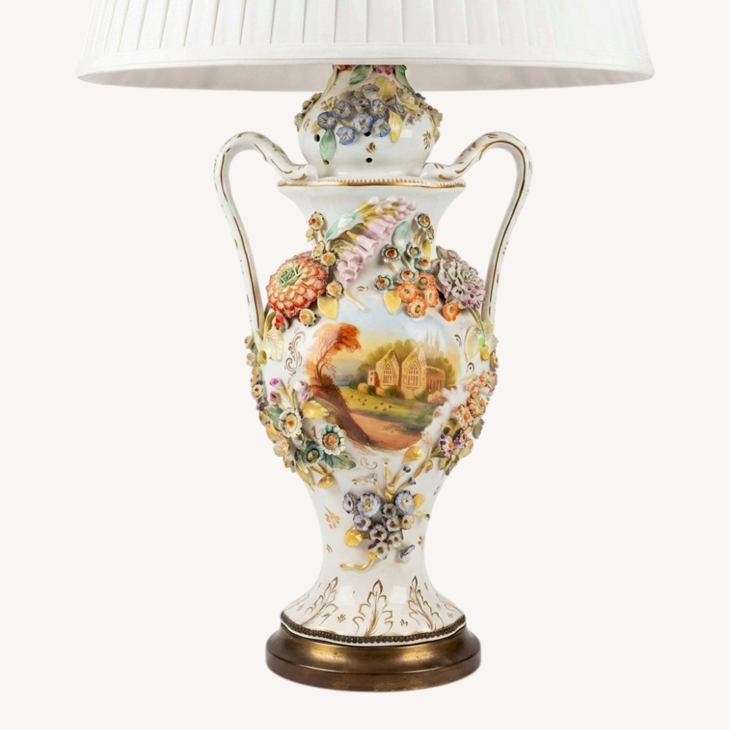 Reproduction of Victorian Rococo Table Lamp - image-0