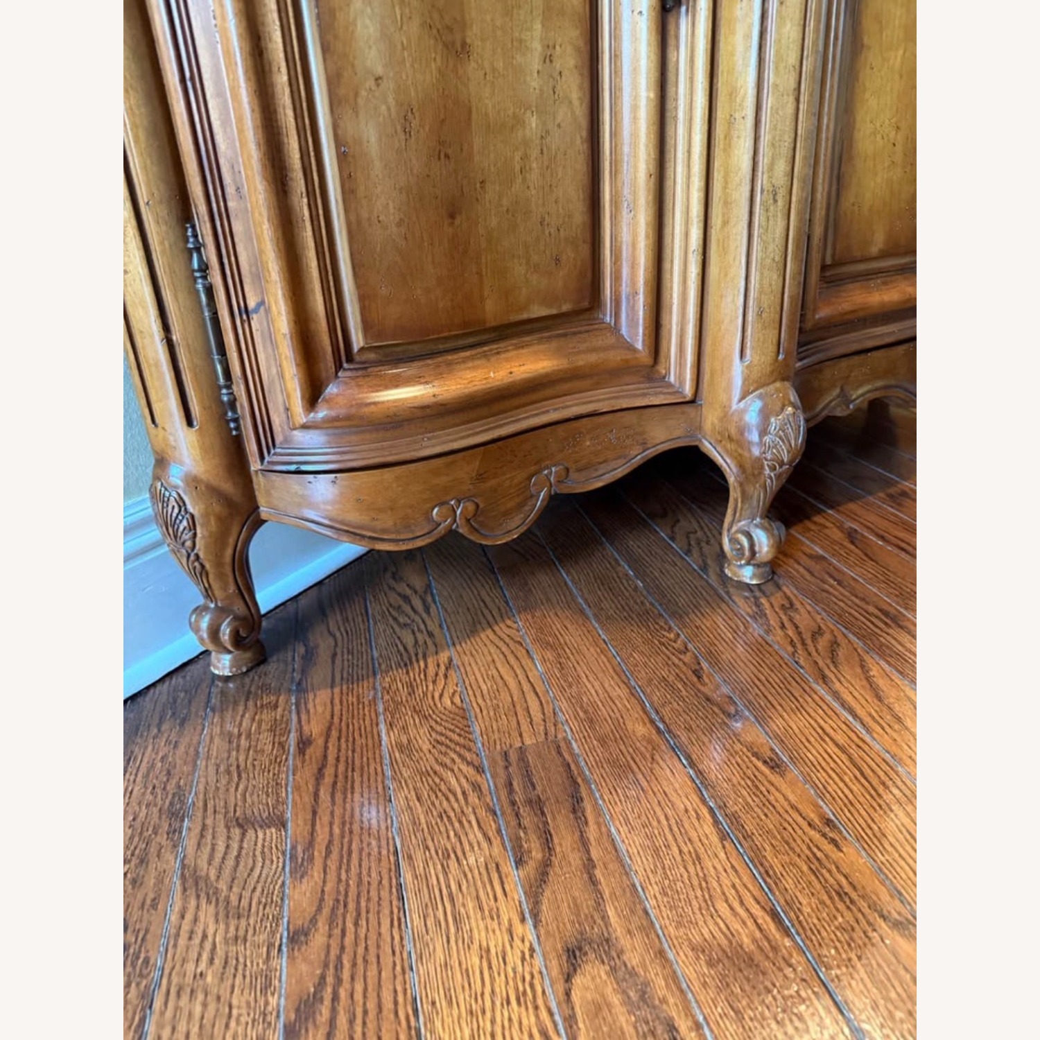 Century Furniture Dark Brown Wood Sideboard - image-5