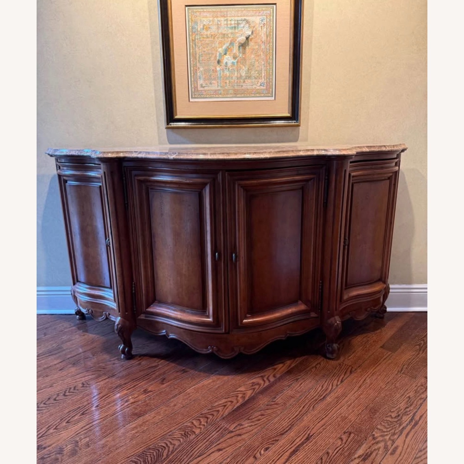 Century Furniture Dark Brown Wood Sideboard - image-1
