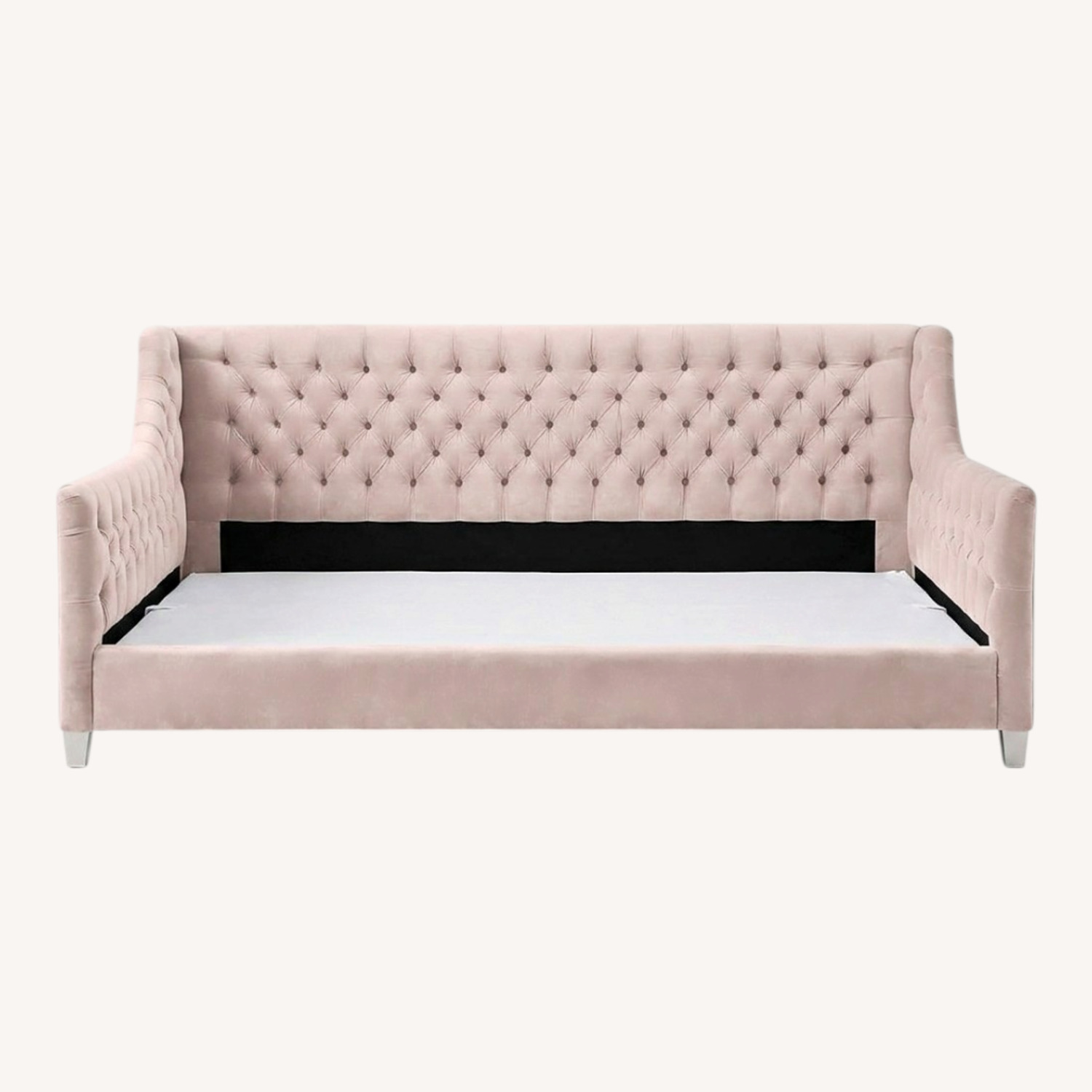 Restoration Hardware Devyn Tufted Upholstered in Rose Petal - image-0