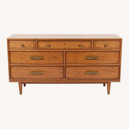 Used Vintage Heritage MCM Lowboy 7-Drawer Dresser for sale on AptDeco