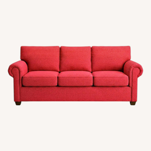 Used Grace Collection Red Fabric Sleeper Sofa for sale on AptDeco