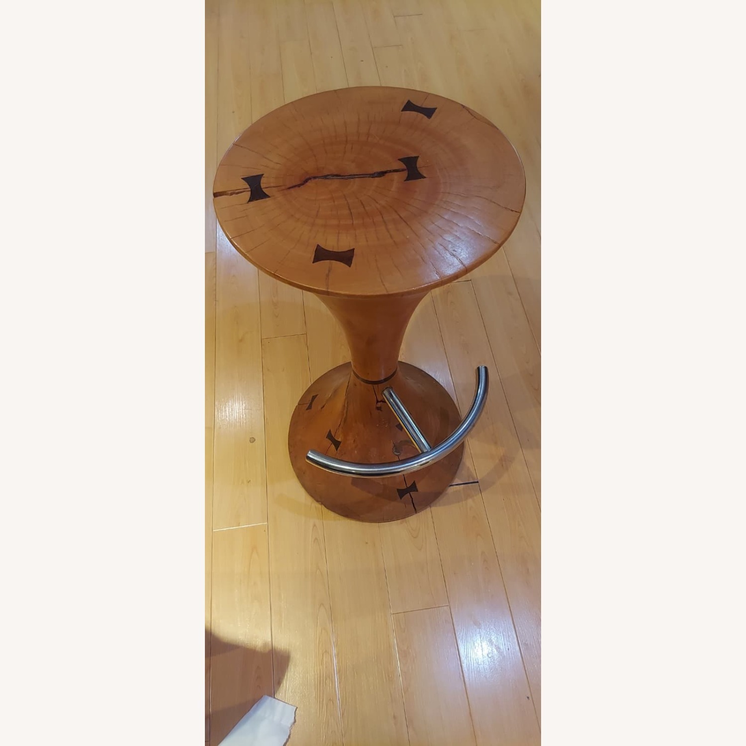 Marly Bar Stool Chamcha Wood - image-1