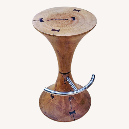 Used Marly Bar Stool Chamcha Wood for sale on AptDeco