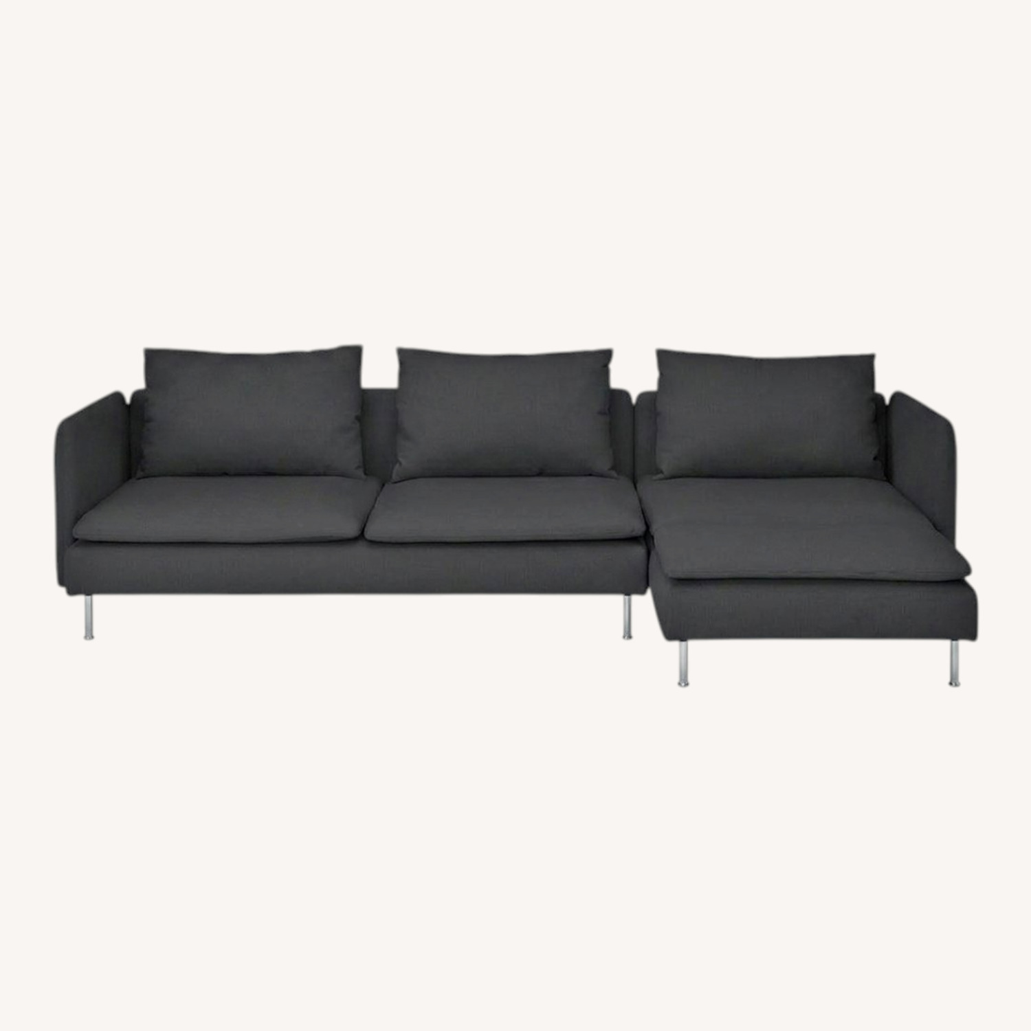 IKEA Söderhamn Dark Gray 2 Piece Sectional - image-0