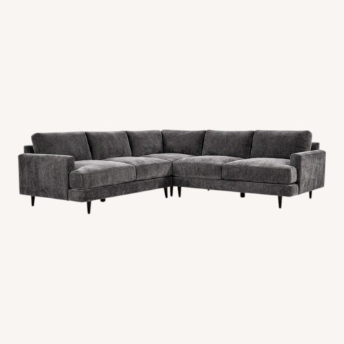 Used Macy's Dark Gray 3+ Piece Sectional for sale on AptDeco