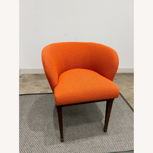 Used Orange Fabric Accent Chairs for sale on AptDeco