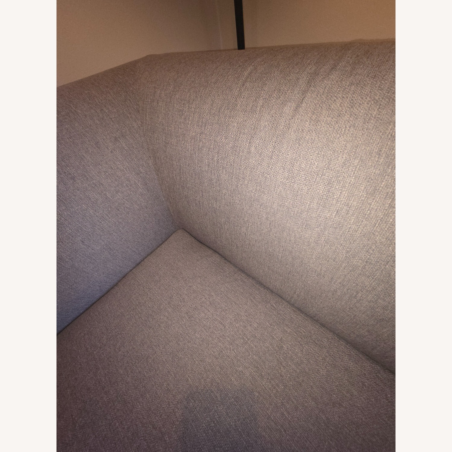 Light Gray Fabric 3+ Piece Sectional - image-5