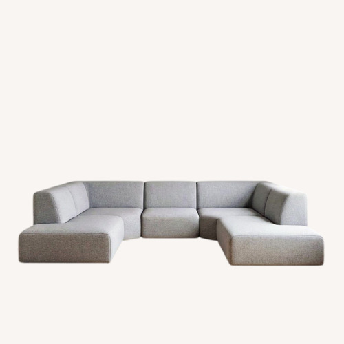 Used Light Gray Fabric 3+ Piece Sectional for sale on AptDeco