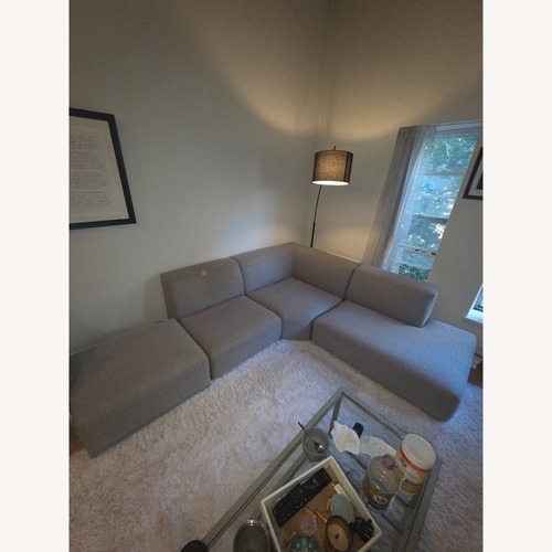 Used Light Gray Fabric 3+ Piece Sectional for sale on AptDeco