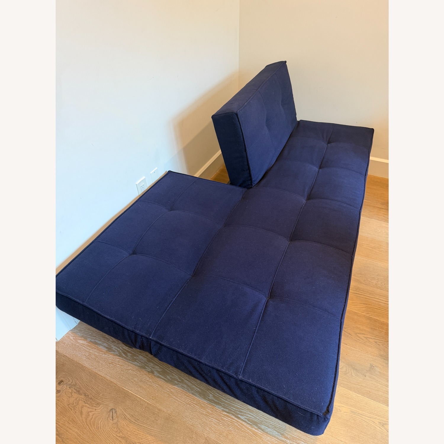 ABC Carpet and Home Crashpad Blue Futon - image-3