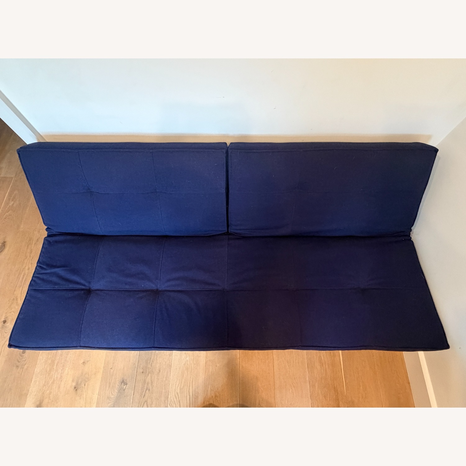 ABC Carpet and Home Crashpad Blue Futon - image-5