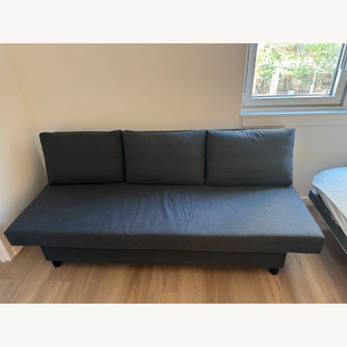 Used IKEA Älvdalen Dark Gray Sleeper Sofa for sale on AptDeco