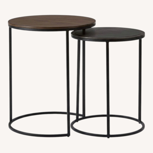 Used Crate & Barrel Iron Coffee Table for sale on AptDeco