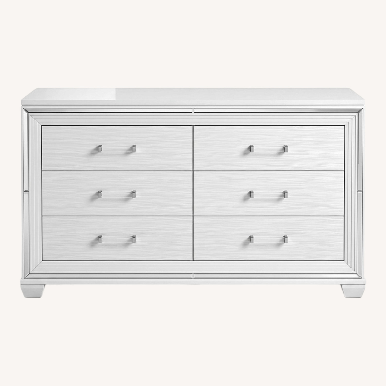 White Wood Dresser - image-0