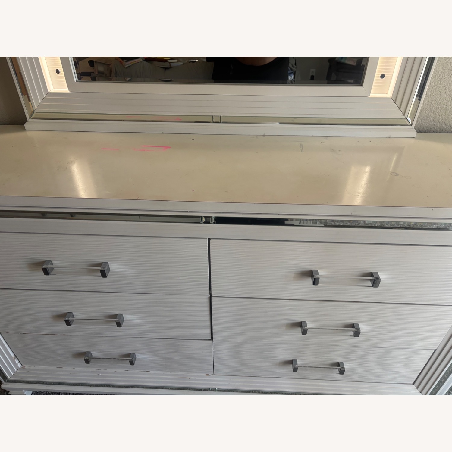 White Wood Dresser - image-3