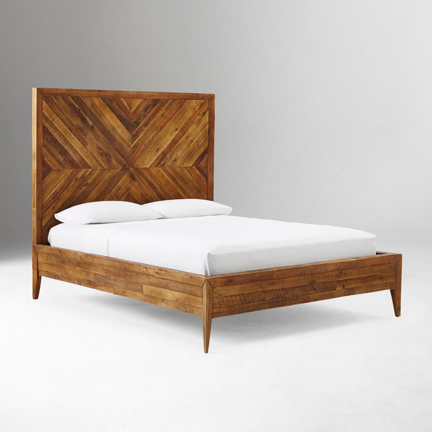 West Elm Natural Alexa Reclaimed Wood King Bed - image-4