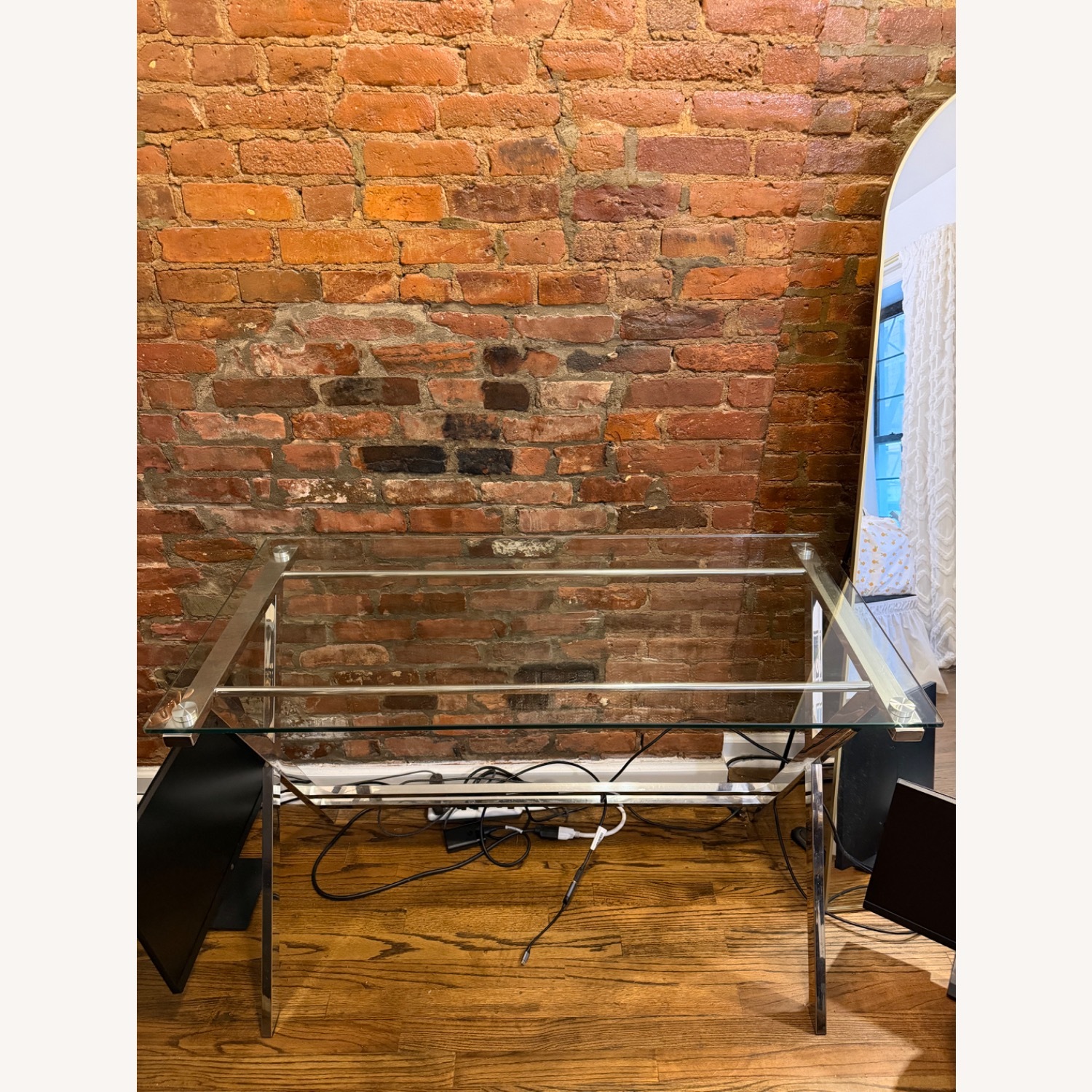 Amazon Transparent Glass Desk - image-3