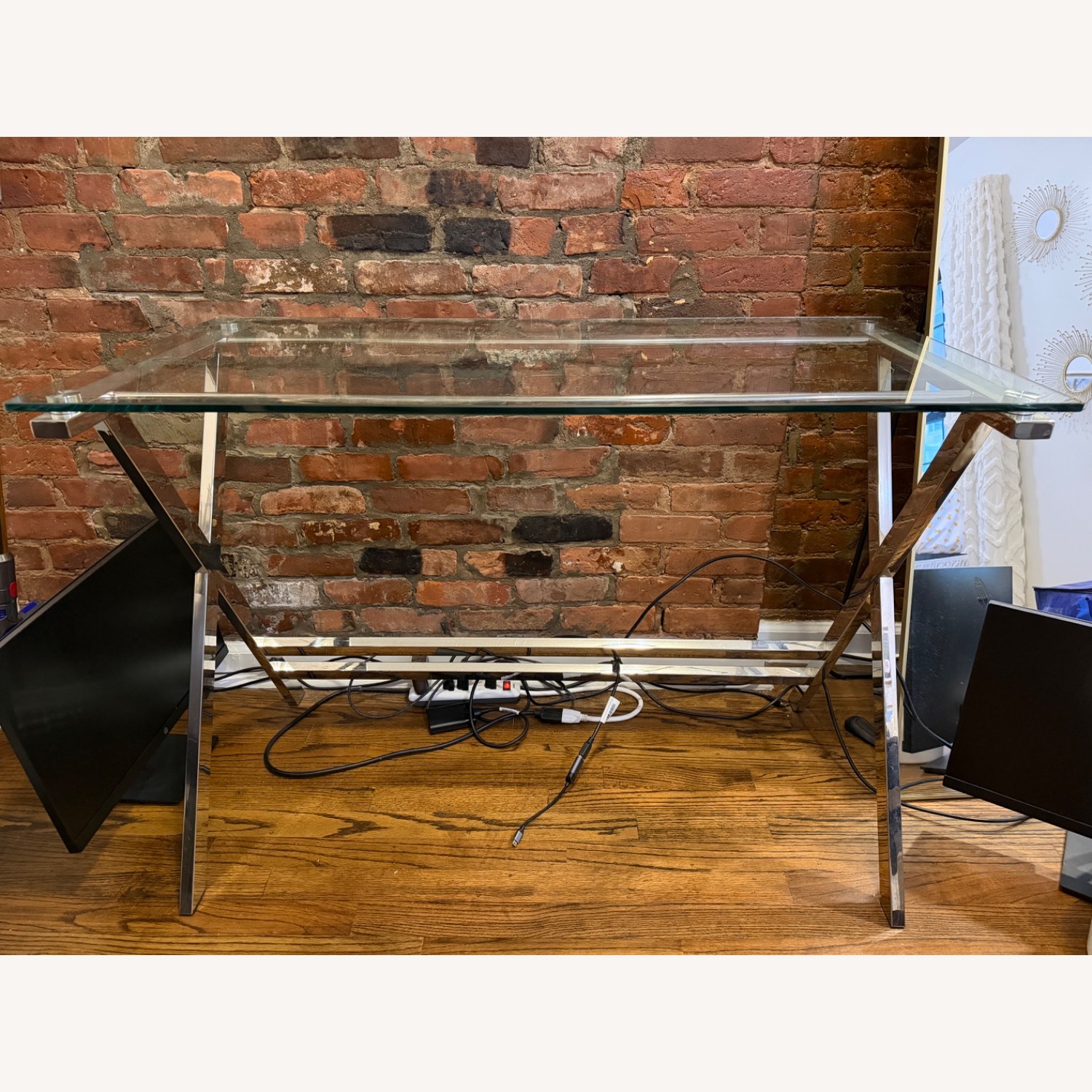 Amazon Transparent Glass Desk - image-2