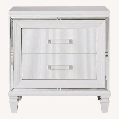 Used Tamsin White Nightstand by Homelegance for sale on AptDeco
