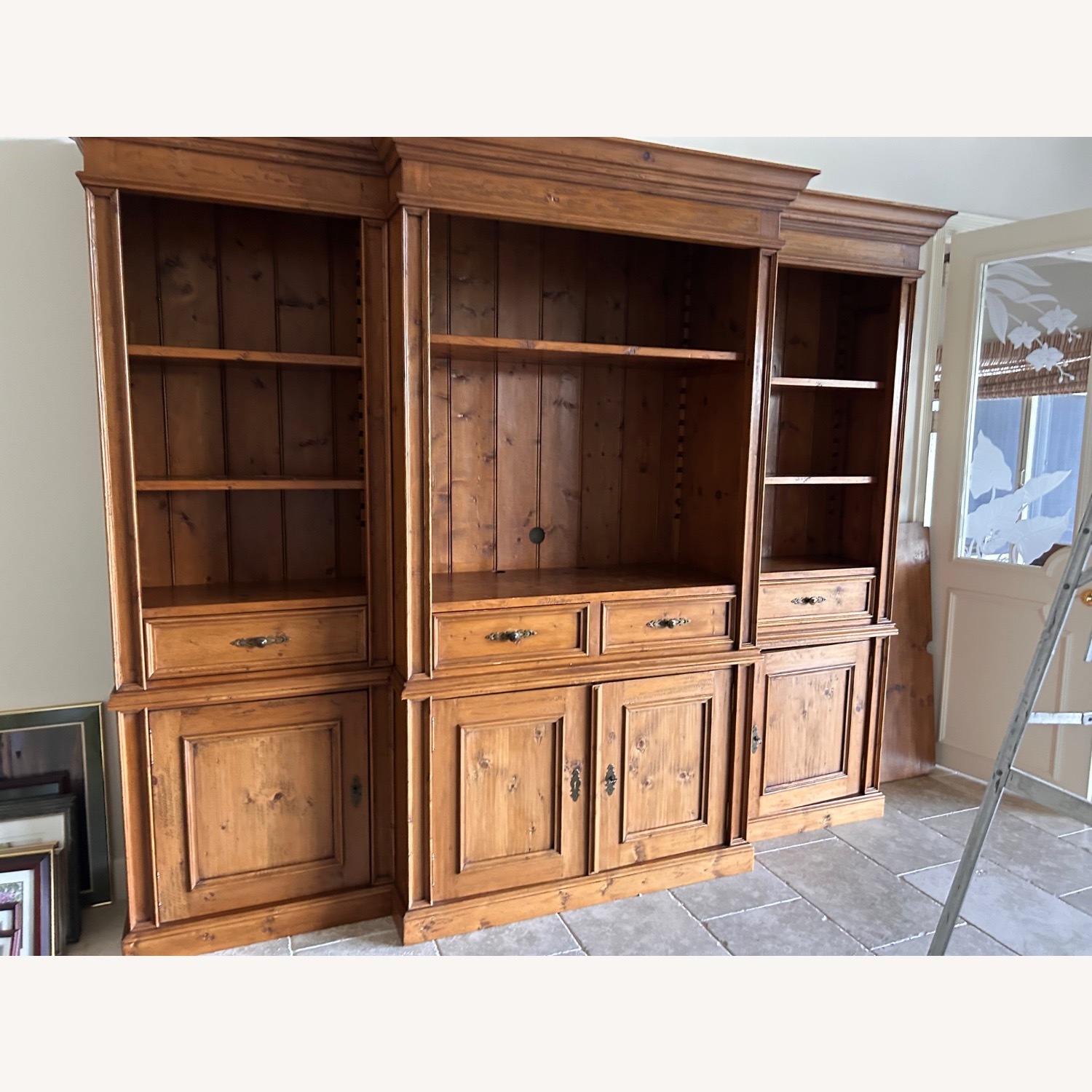 Natural Wood Media Storage - image-4
