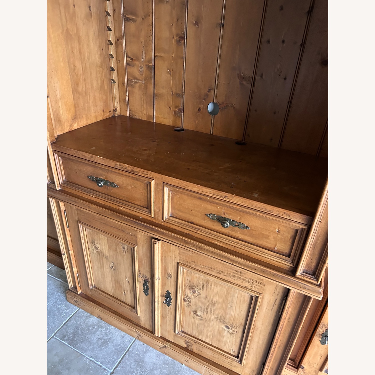 Natural Wood Media Storage - image-5
