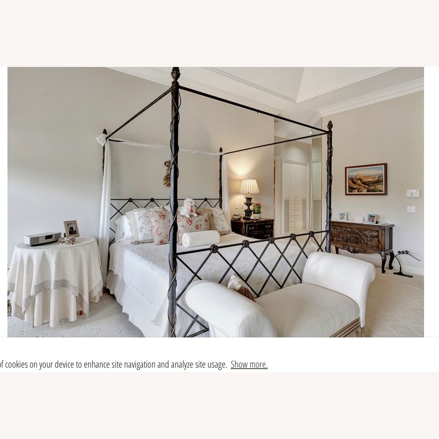 Black Iron King Bed - image-2