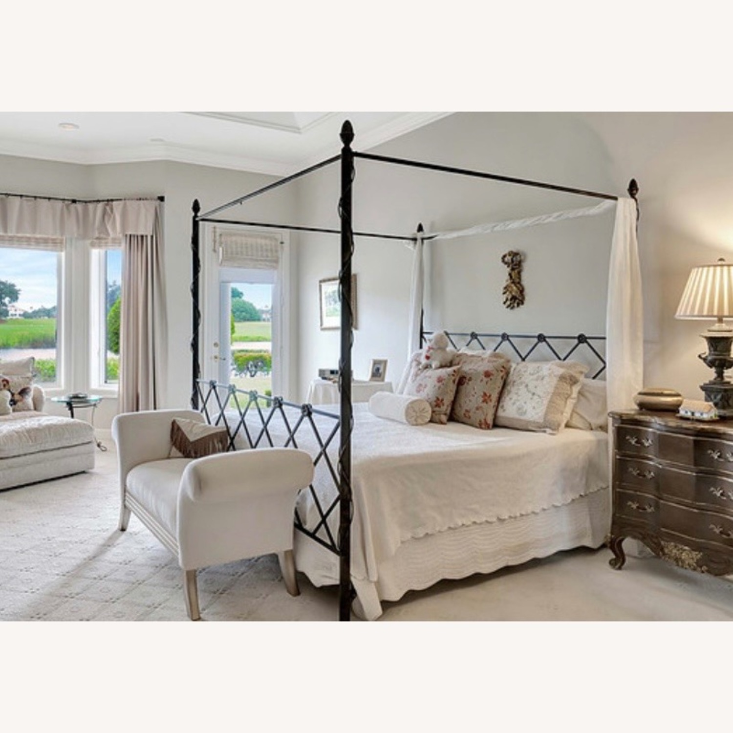 Black Iron King Bed - image-3
