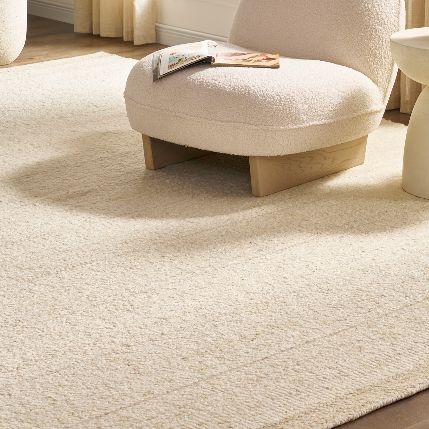 Castlery Zanna Natural Wool Area Rug 9' x 12' - image-1