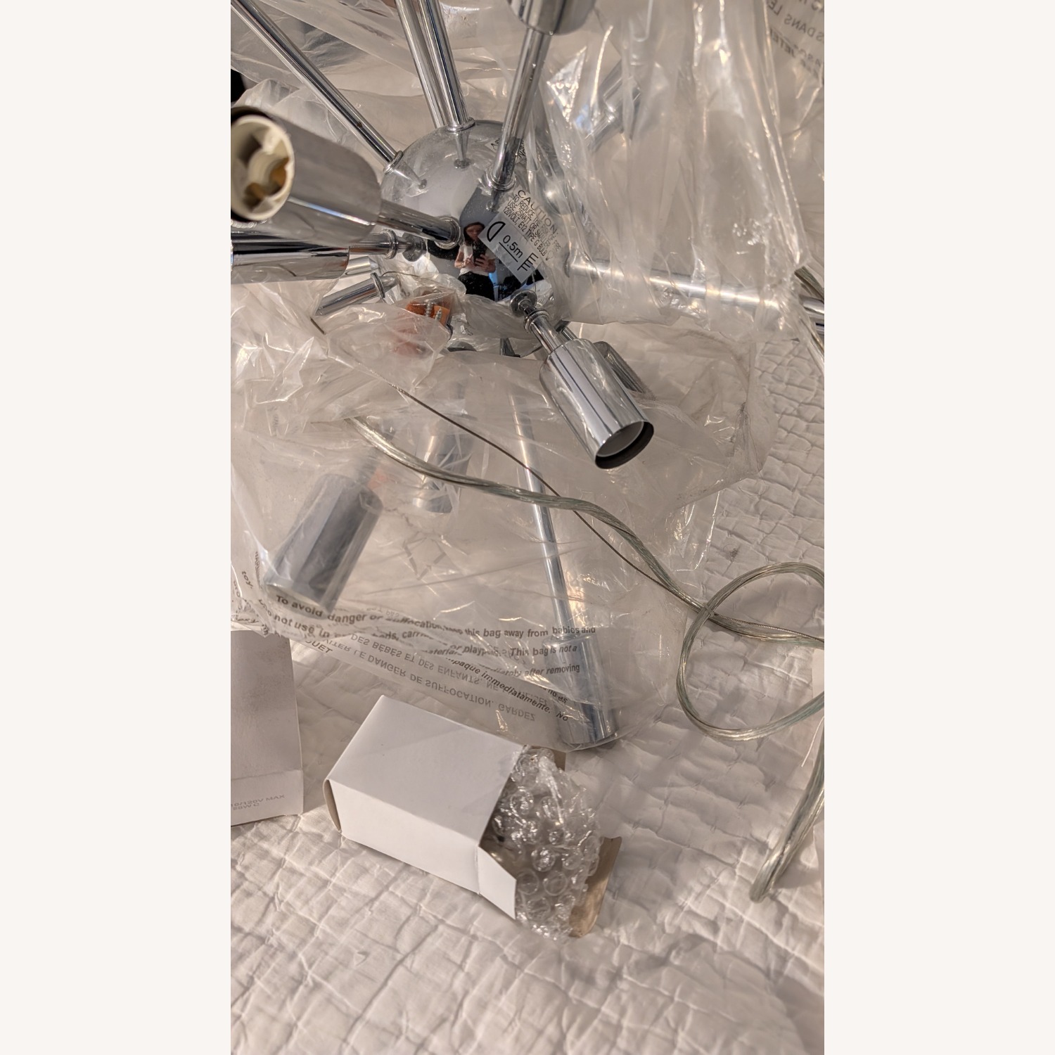 Zuo Modern Furniture Chrome Pulsar Ceiling Lamp - image-2