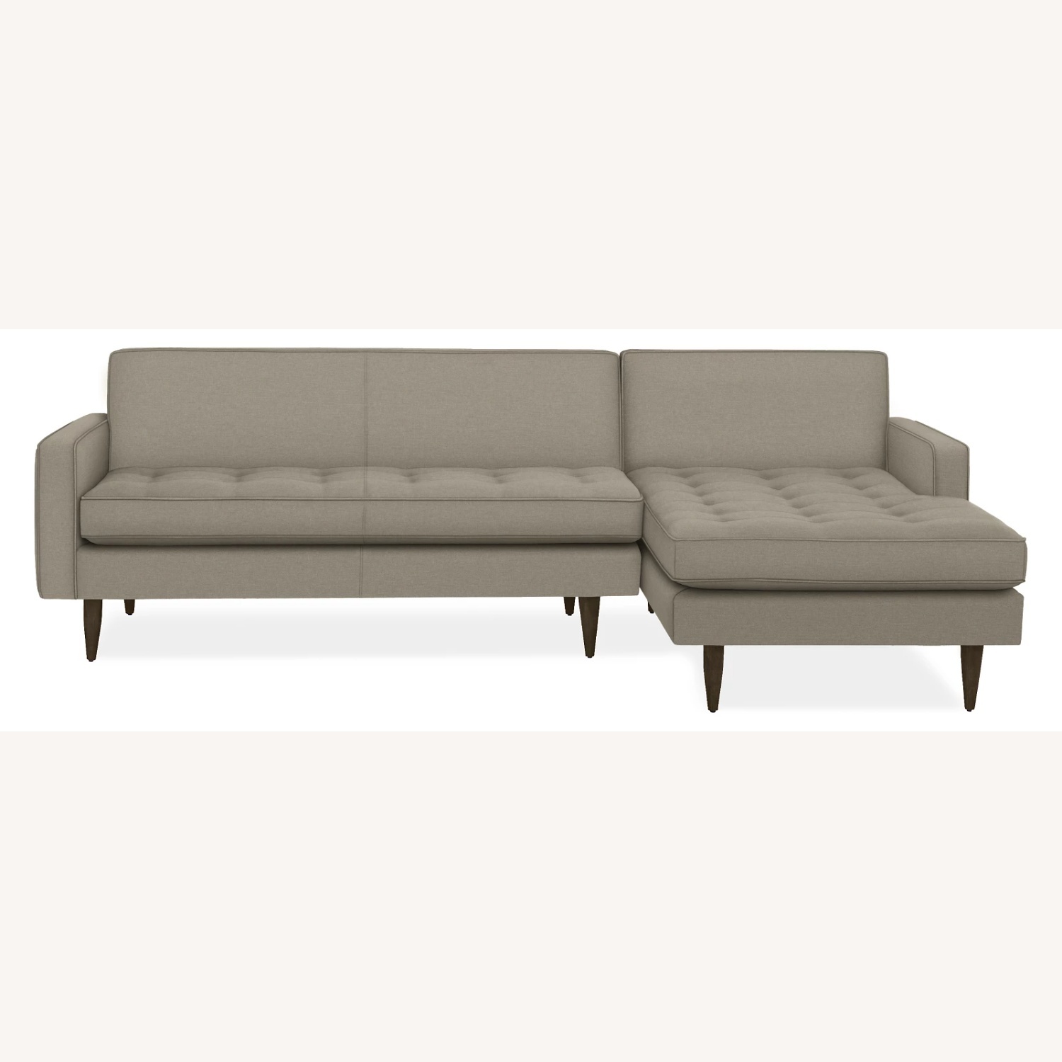 Room & Board Natural Fabric 2 Piece Sectional - image-4