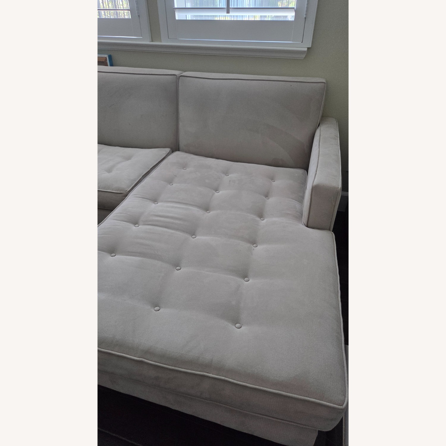 Room & Board Natural Fabric 2 Piece Sectional - image-2
