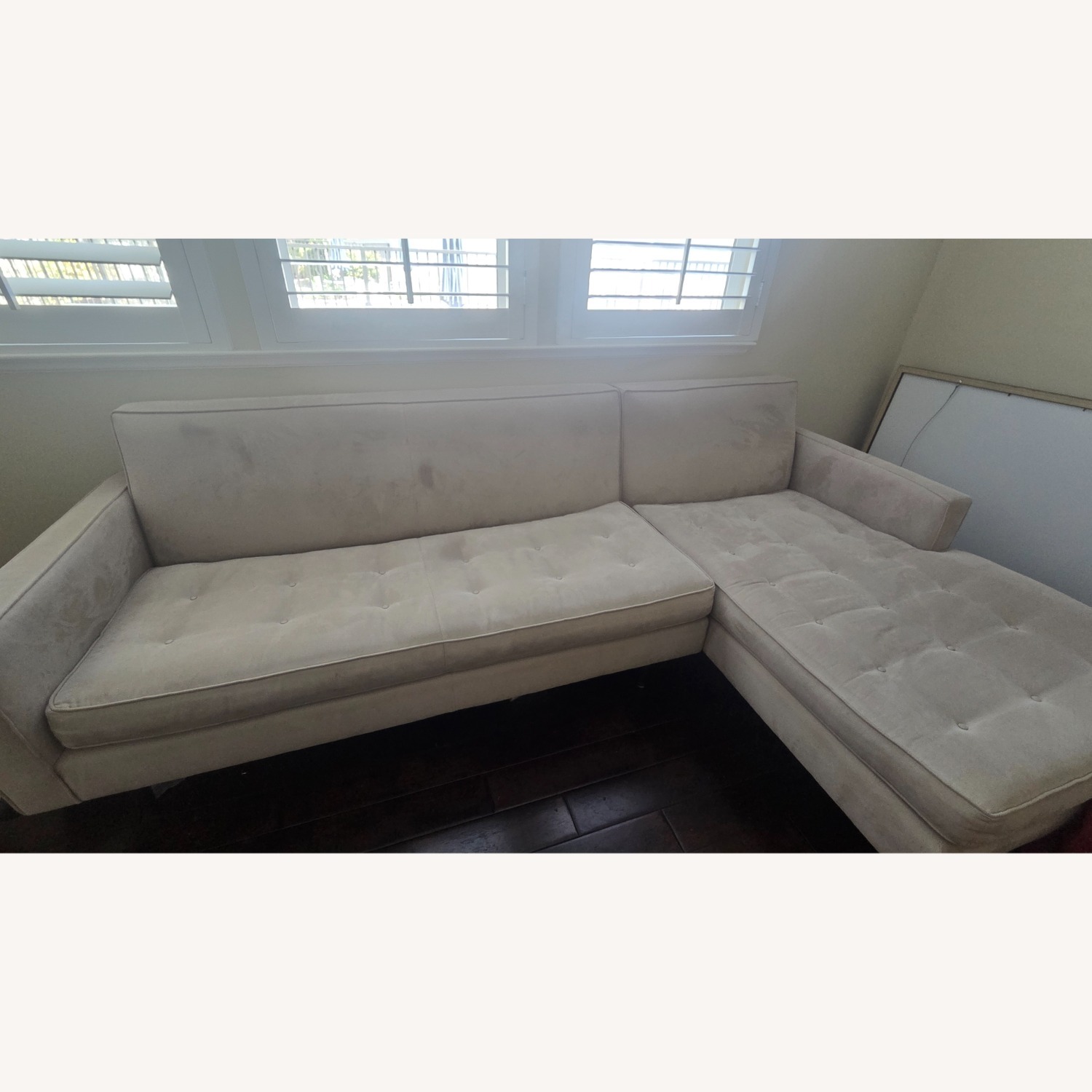 Room & Board Natural Fabric 2 Piece Sectional - image-1