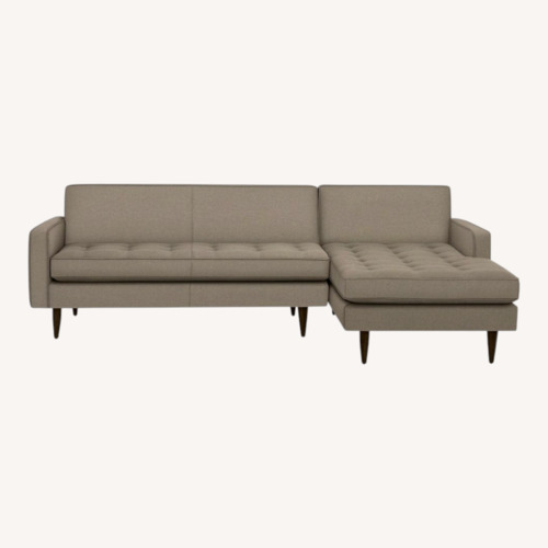 Used Room & Board Natural Fabric 2 Piece Sectional for sale on AptDeco