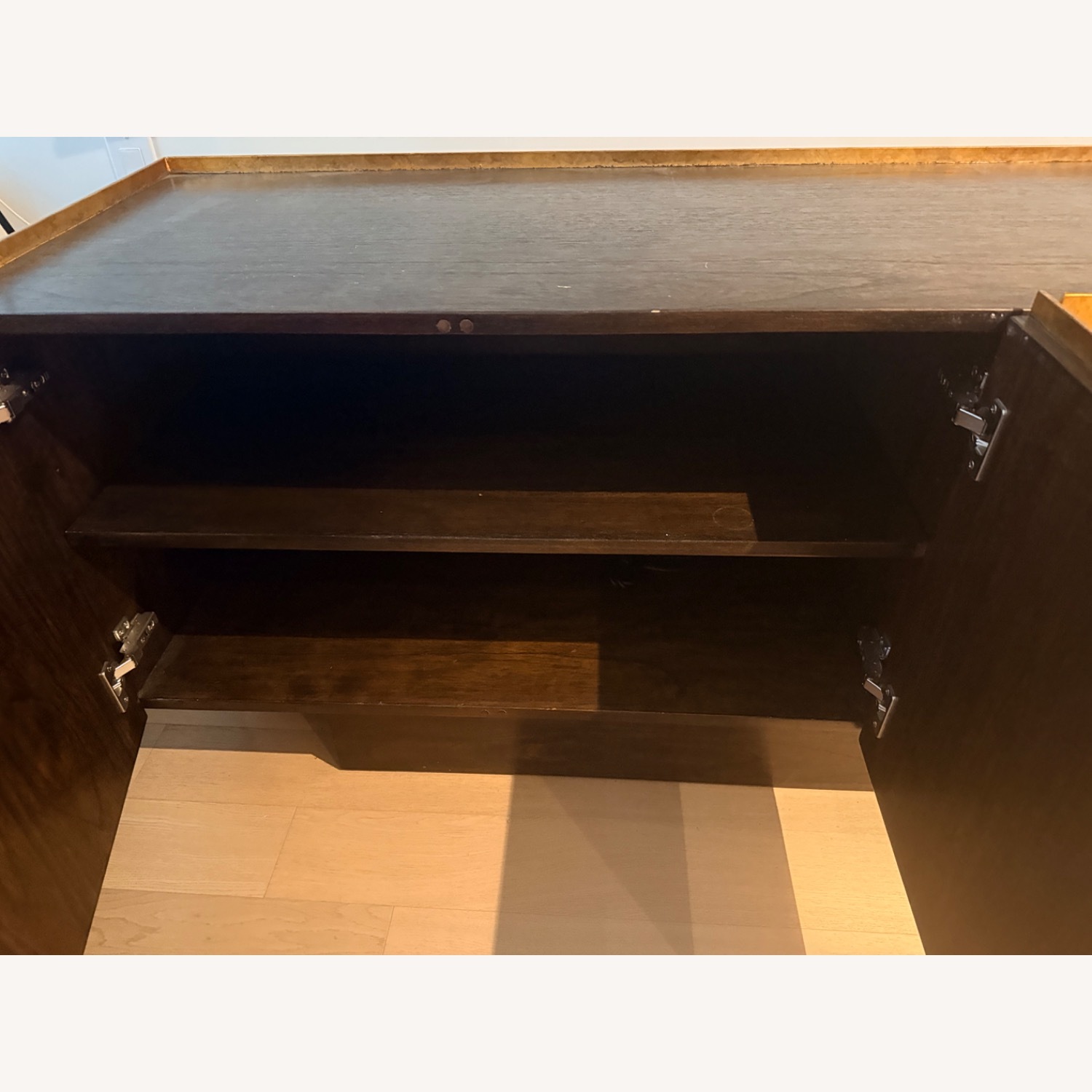 CB2 Kinzie 72" Bronze Wood Credenza - image-5