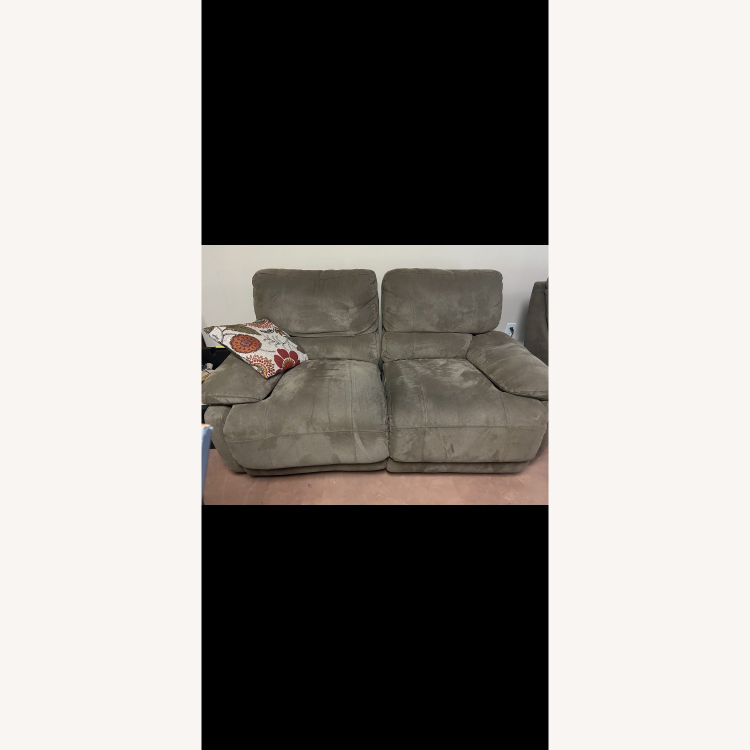 Macy's Light Brown Microsuede 3+ Piece Sectional - image-3
