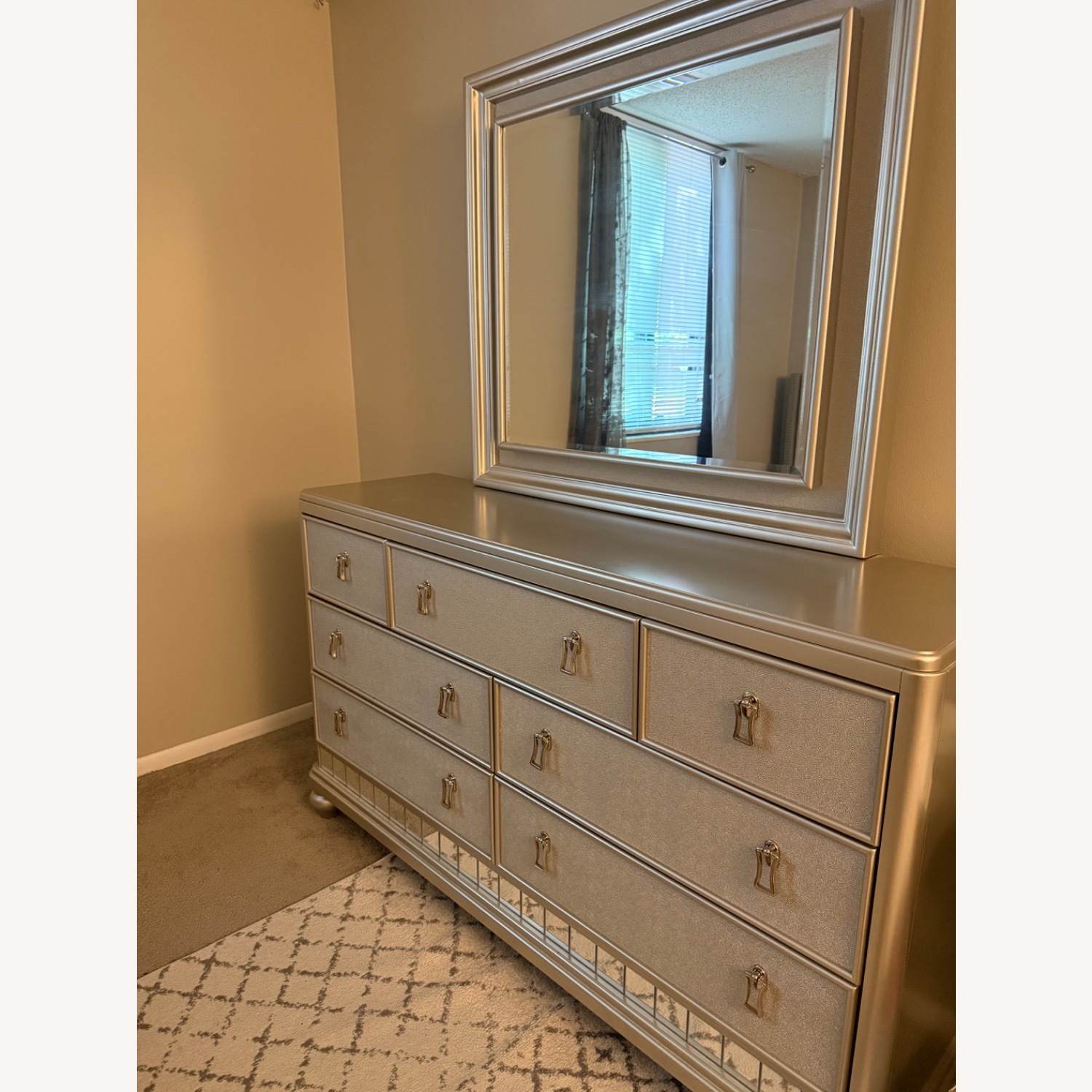 Marge Carson Zsa Zsa Light Gray Dresser - image-2