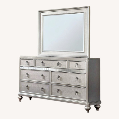 Used Marge Carson Zsa Zsa Light Gray Dresser for sale on AptDeco
