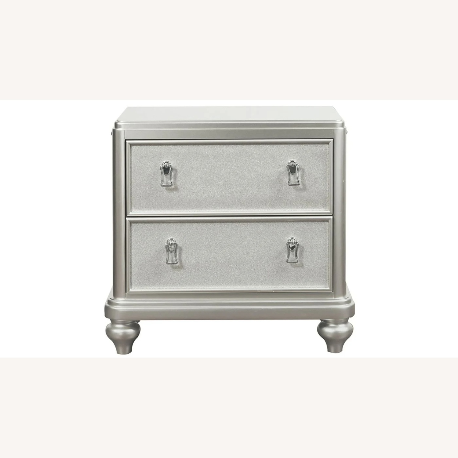 Marge Carson Zsa Zsa Light Gray Nightstand - image-4