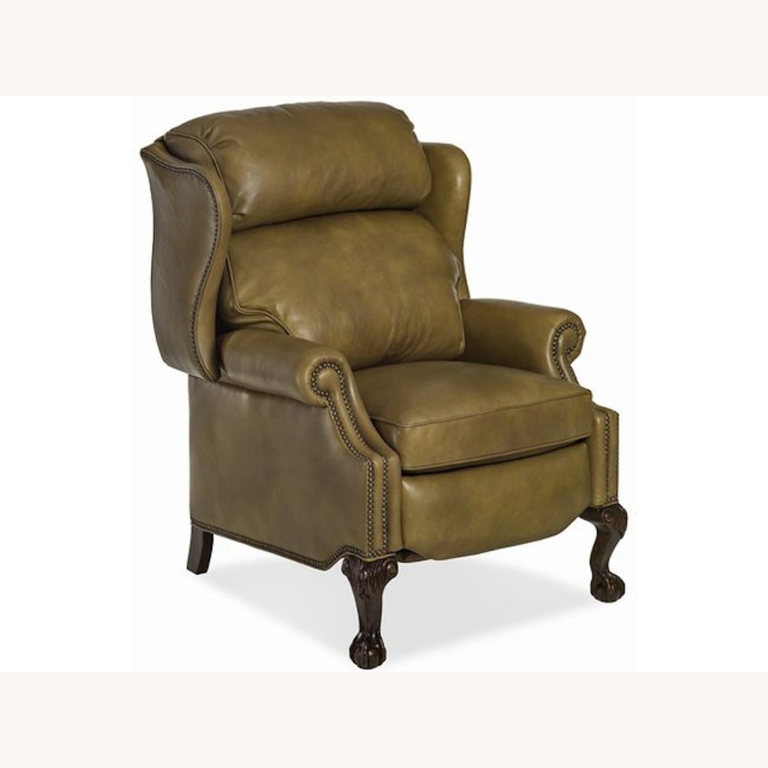 Hancock & Moore Light Brown Leather Recliner - image-5