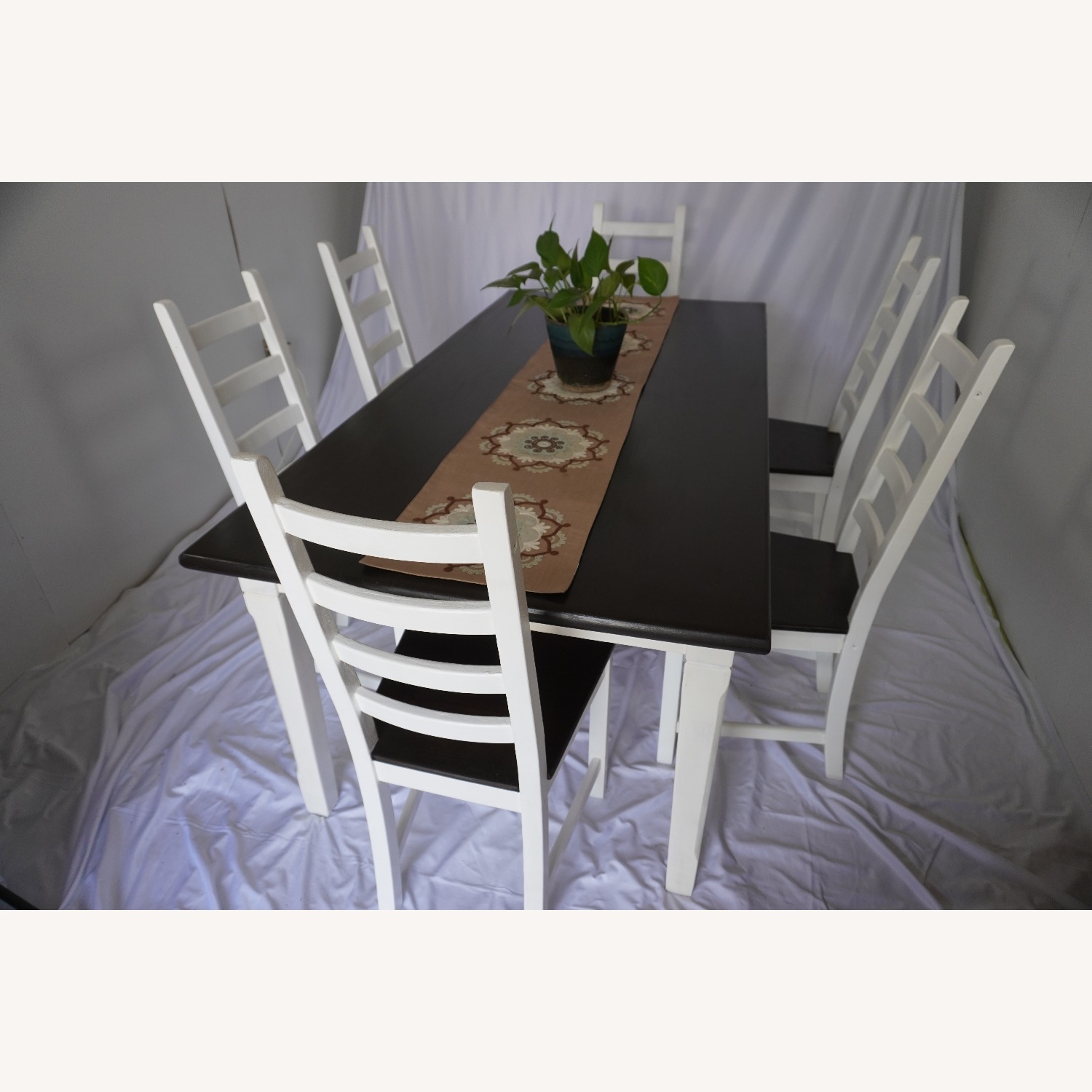 Farmhouse Dining Kona Stained Table Set – 6 Chairs - image-3