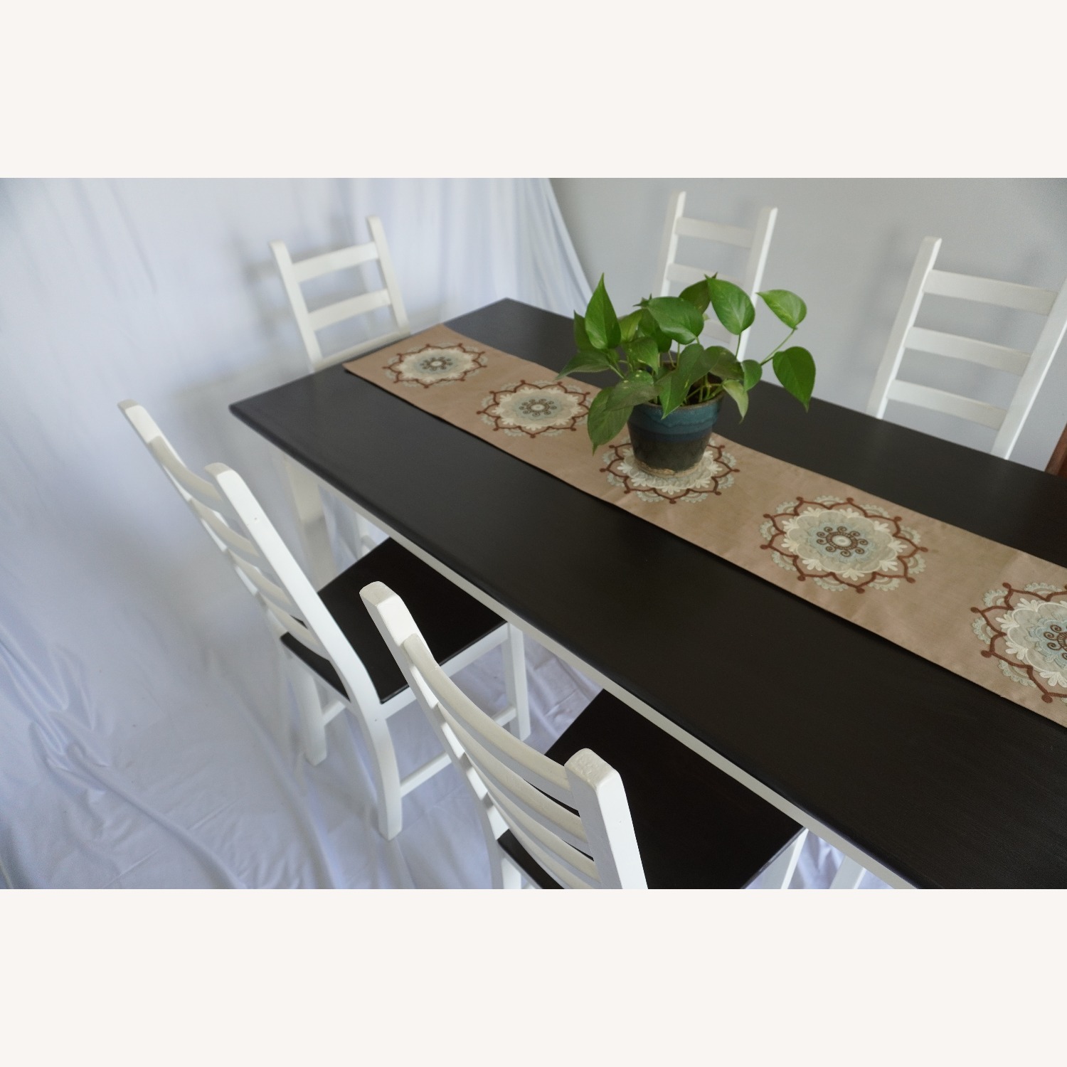 Farmhouse Dining Kona Stained Table Set – 6 Chairs - image-6